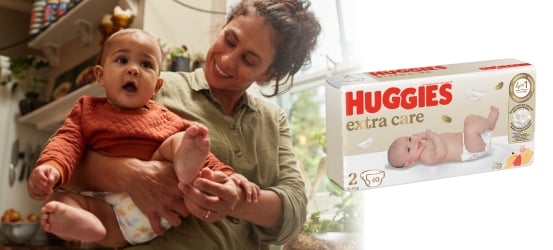 Lingettes pour bébé Huggies One & Done (emb. économique) - Couches